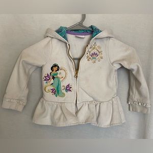 Disney Jasmine Aladdin Girls Sweatshirt Size 2